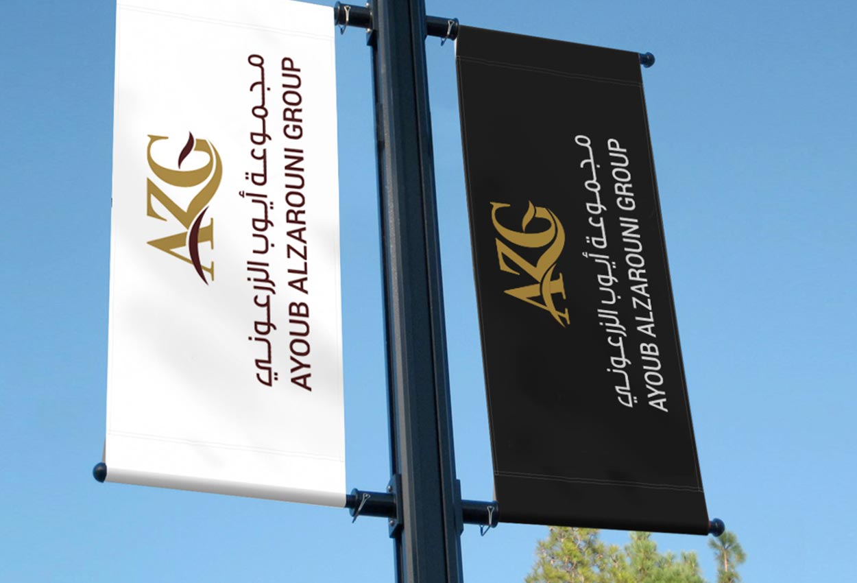AZG Group logo branding in Dubai
