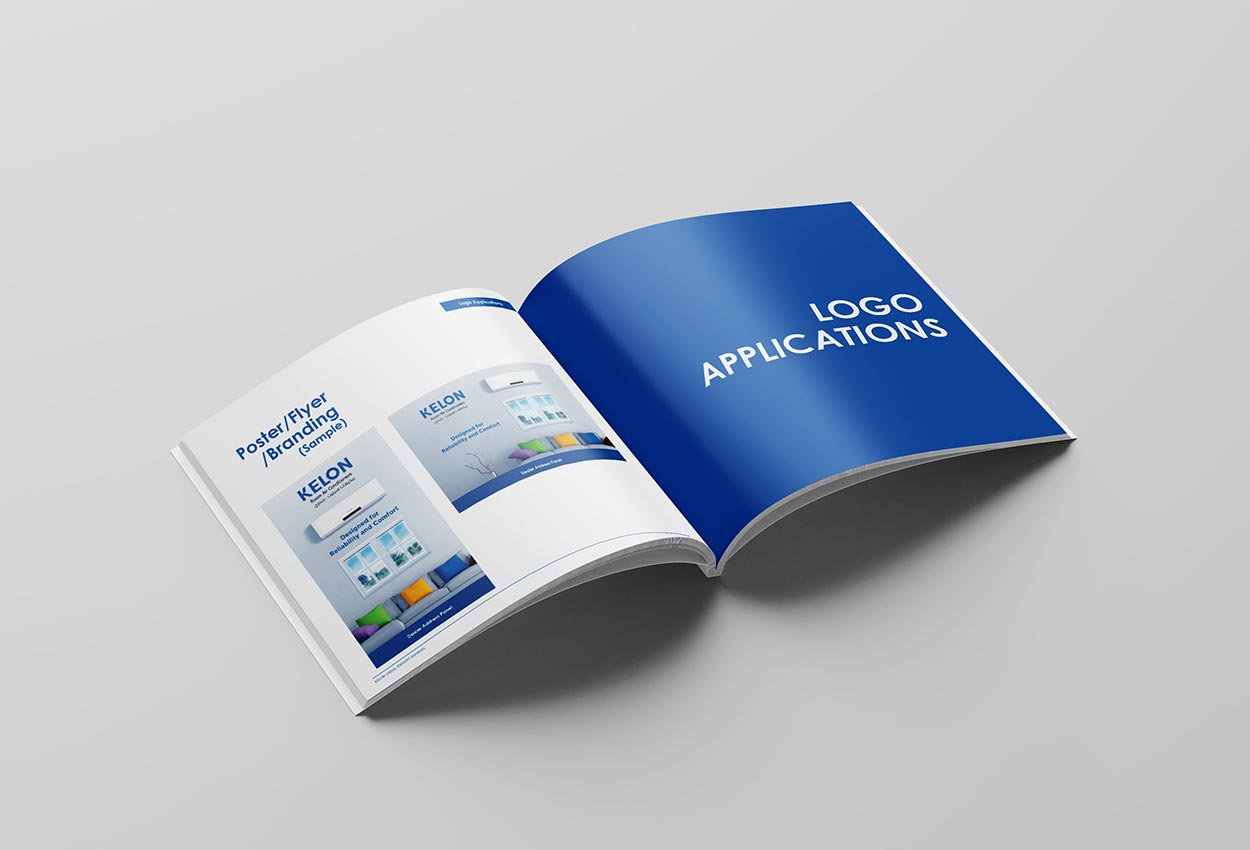 Brand Identity Manual Design for Kelon AC