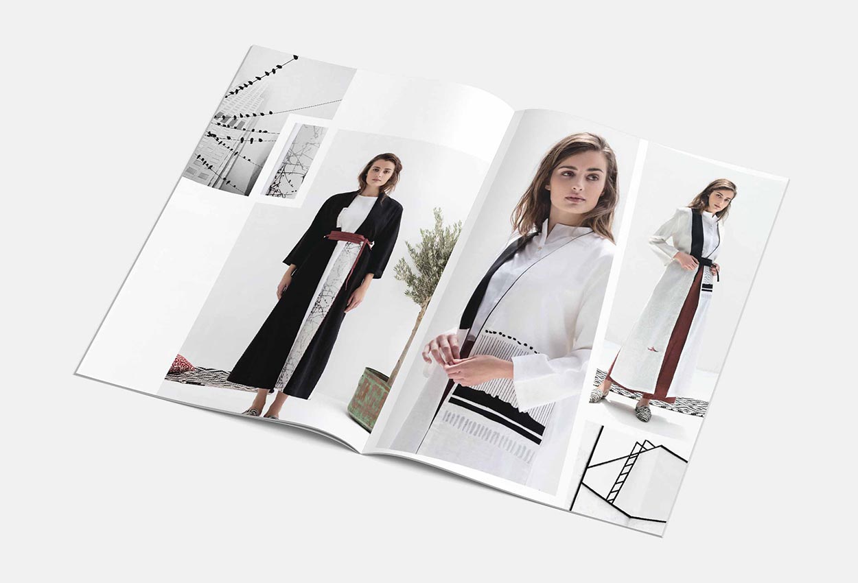 Fashion brand brochure in Dubai